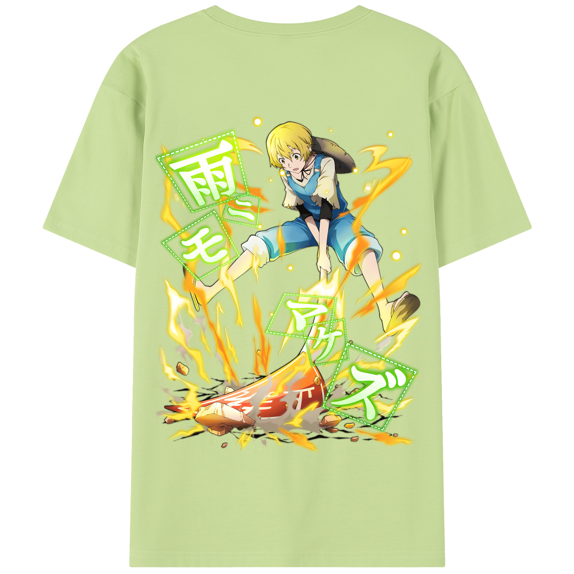 （画像用） 文豪ストレイドッグス Bungo Stray Dogs 綿100％半袖Tシャツ（背面プリント）